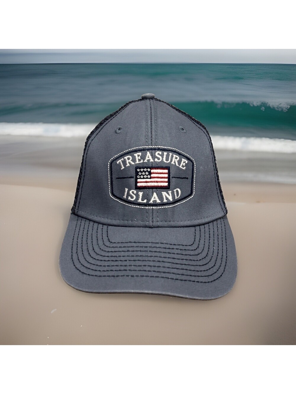 Treasure Island Florida Gulf Coast Beach Pirate Theme St Petersburg Baseball Cap